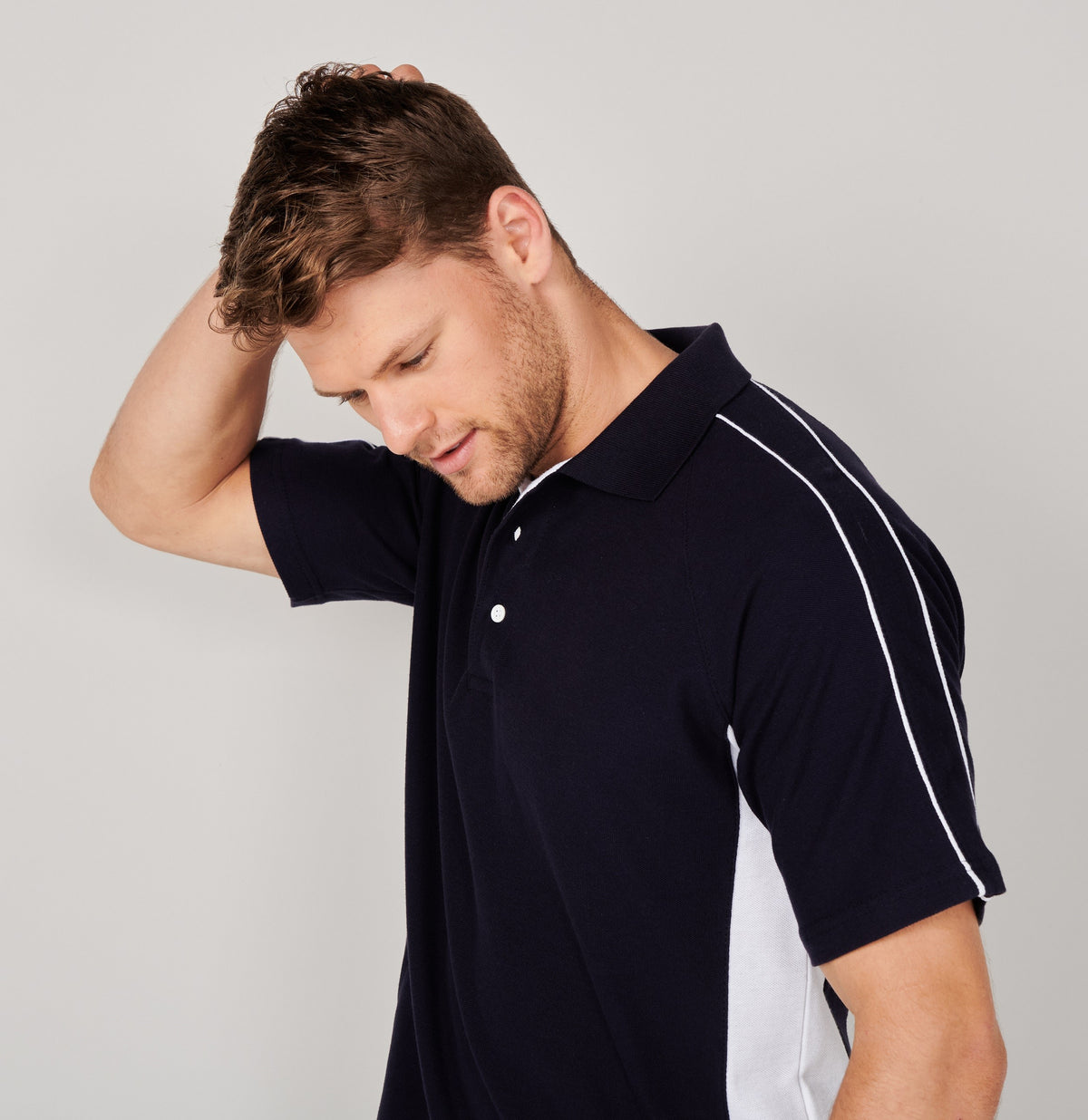 Sports Polo | BLACK/RED