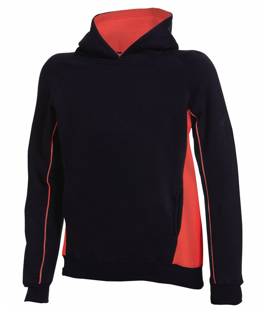 Kids Pullover Hoodie | BLACK/RED