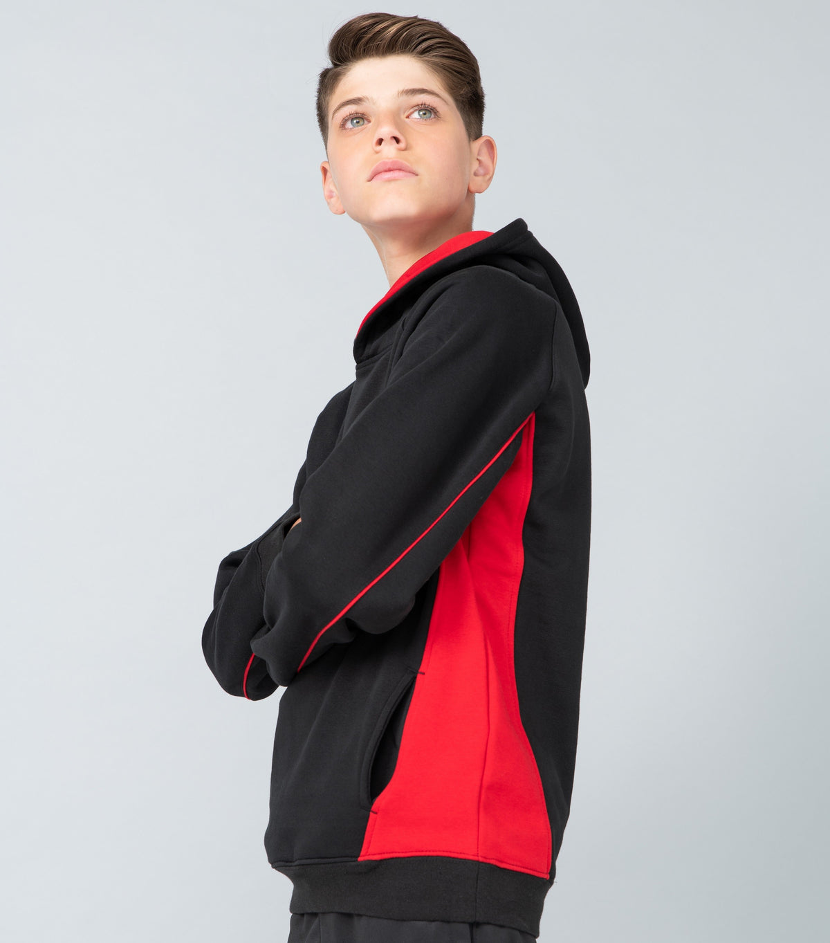 Kids Pullover Hoodie | NAVY/WHITE