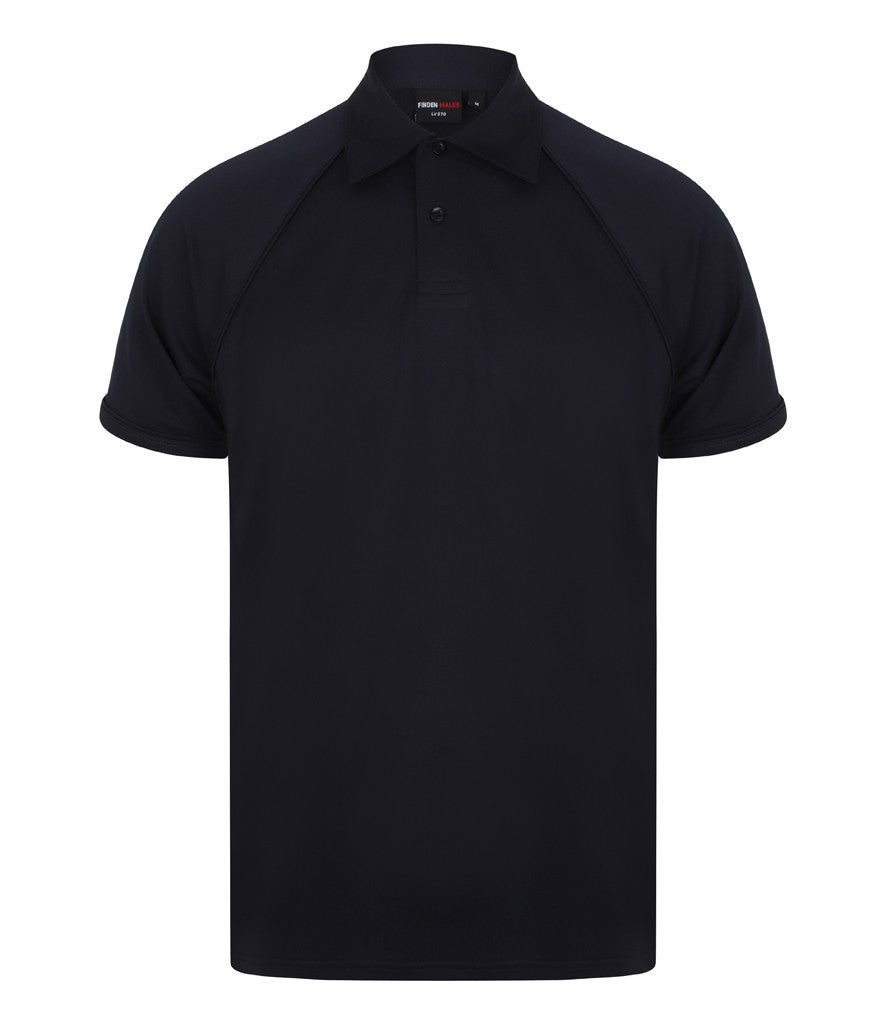 Performance Piped Polo | NAVY/NAVY