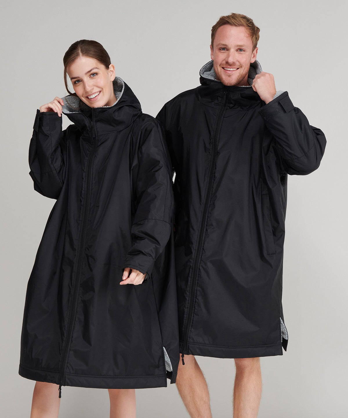 All Weather Robe | NAVY/GREY