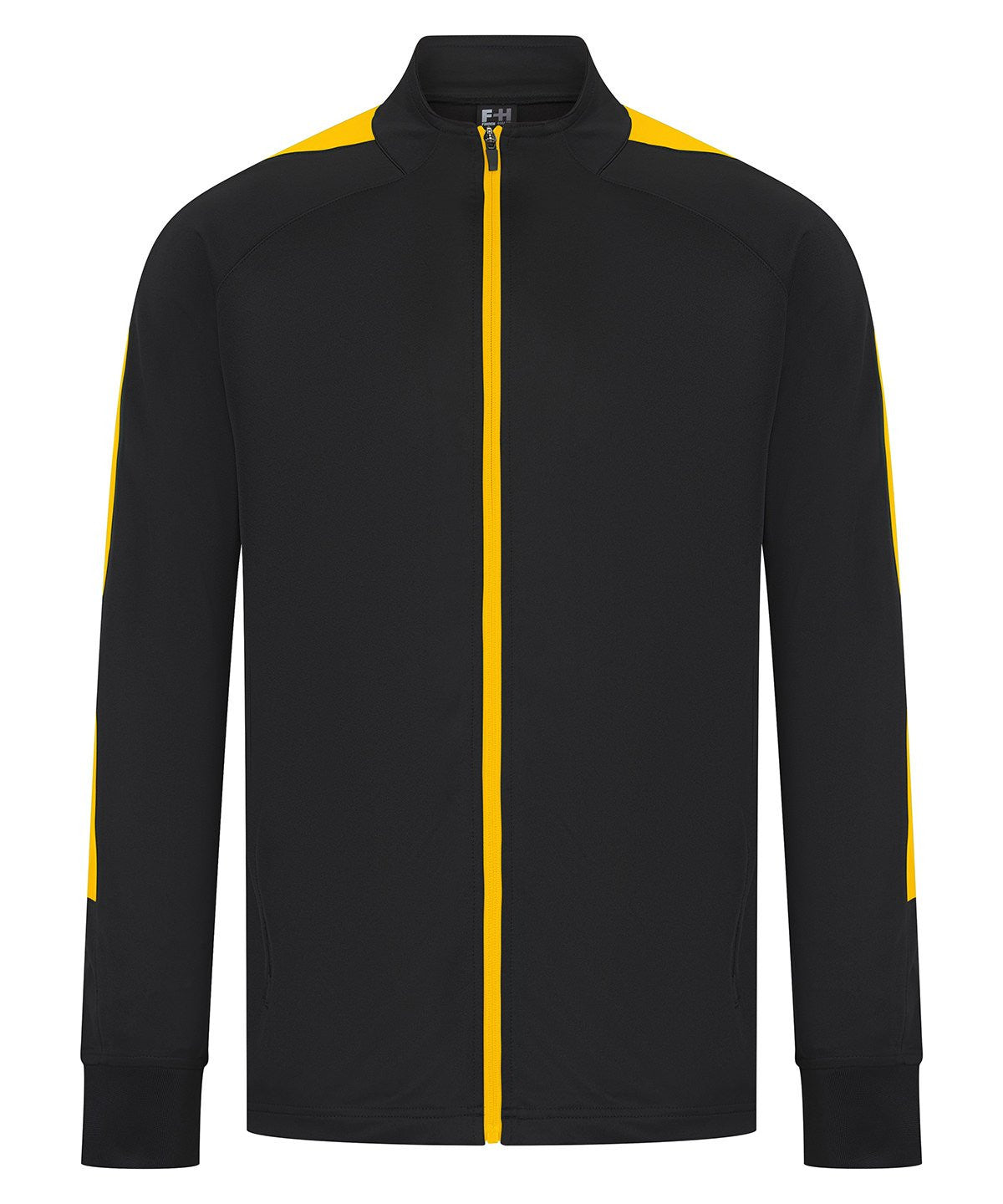 Knitted Tracksuit Top | BLACK/GOLD