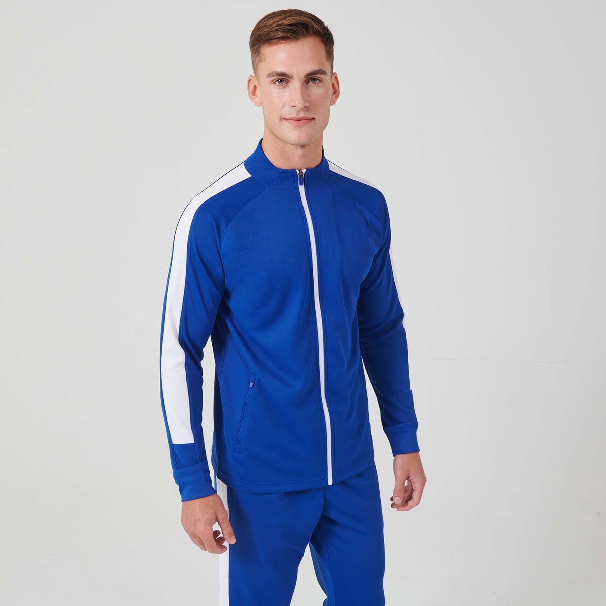 Knitted Tracksuit Top | BLACK