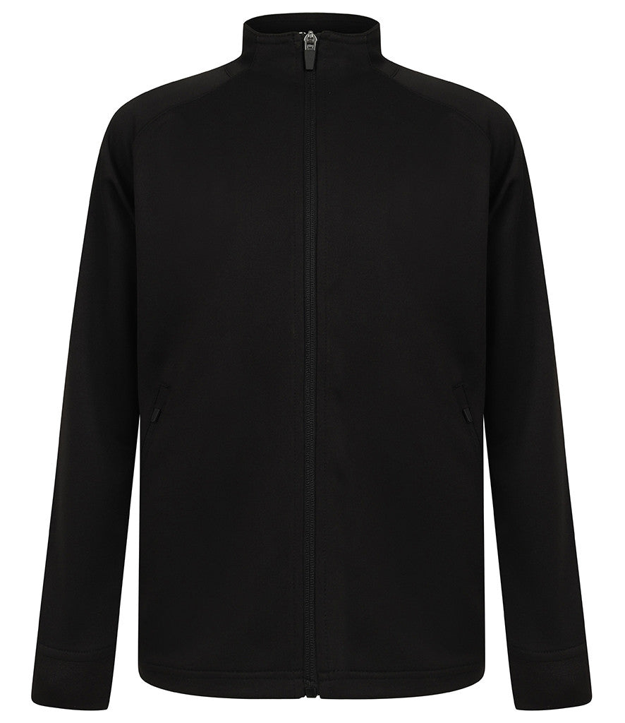 Knitted Tracksuit Top | BLACK