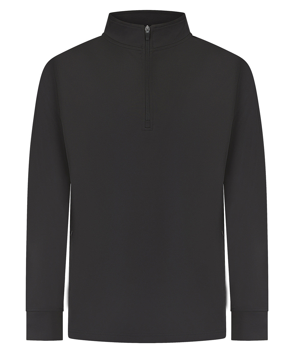 Quarter Zip Tracksuit Top | BLACK