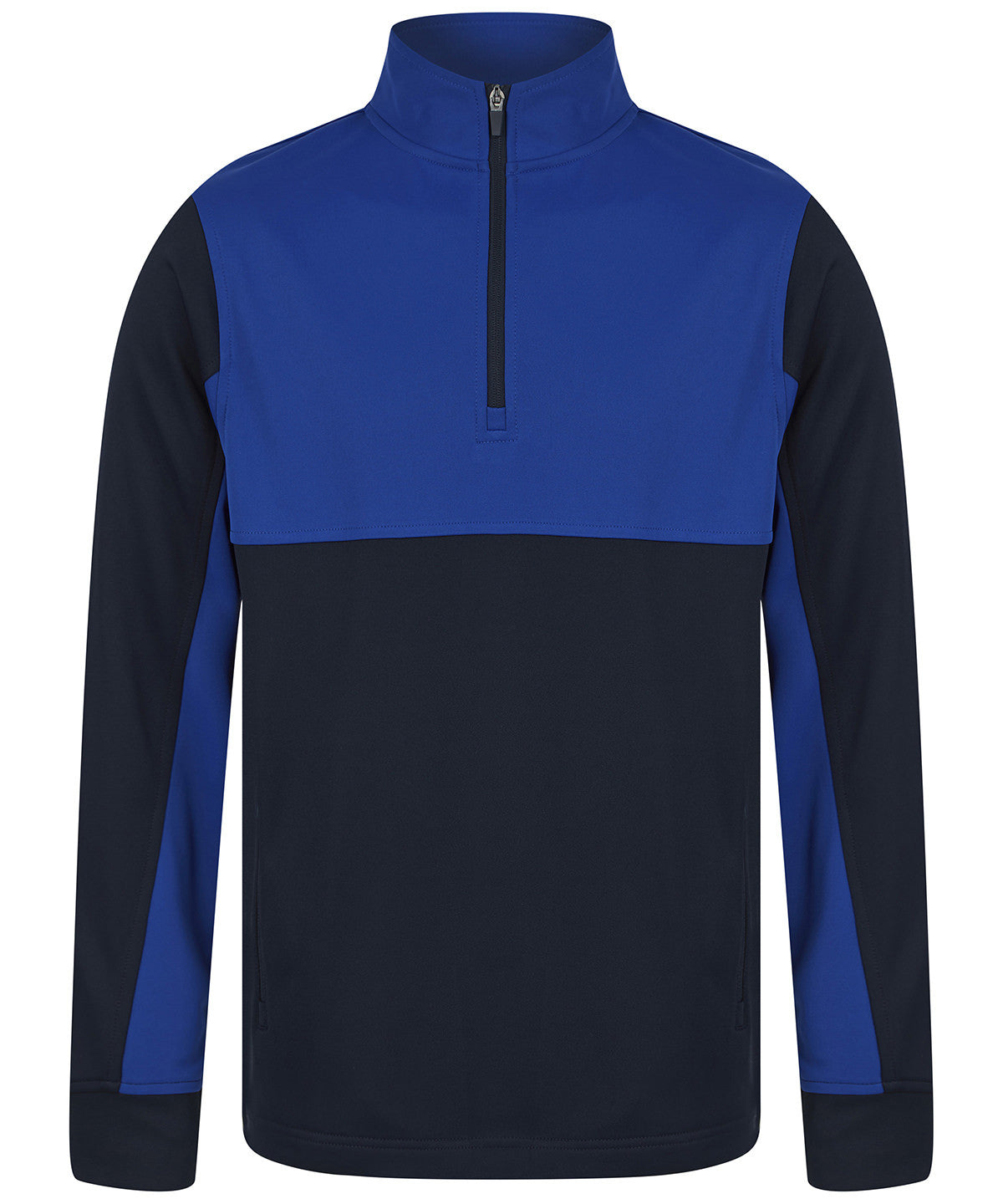 Quarter Zip Tracksuit Top | NAVY/ROYAL