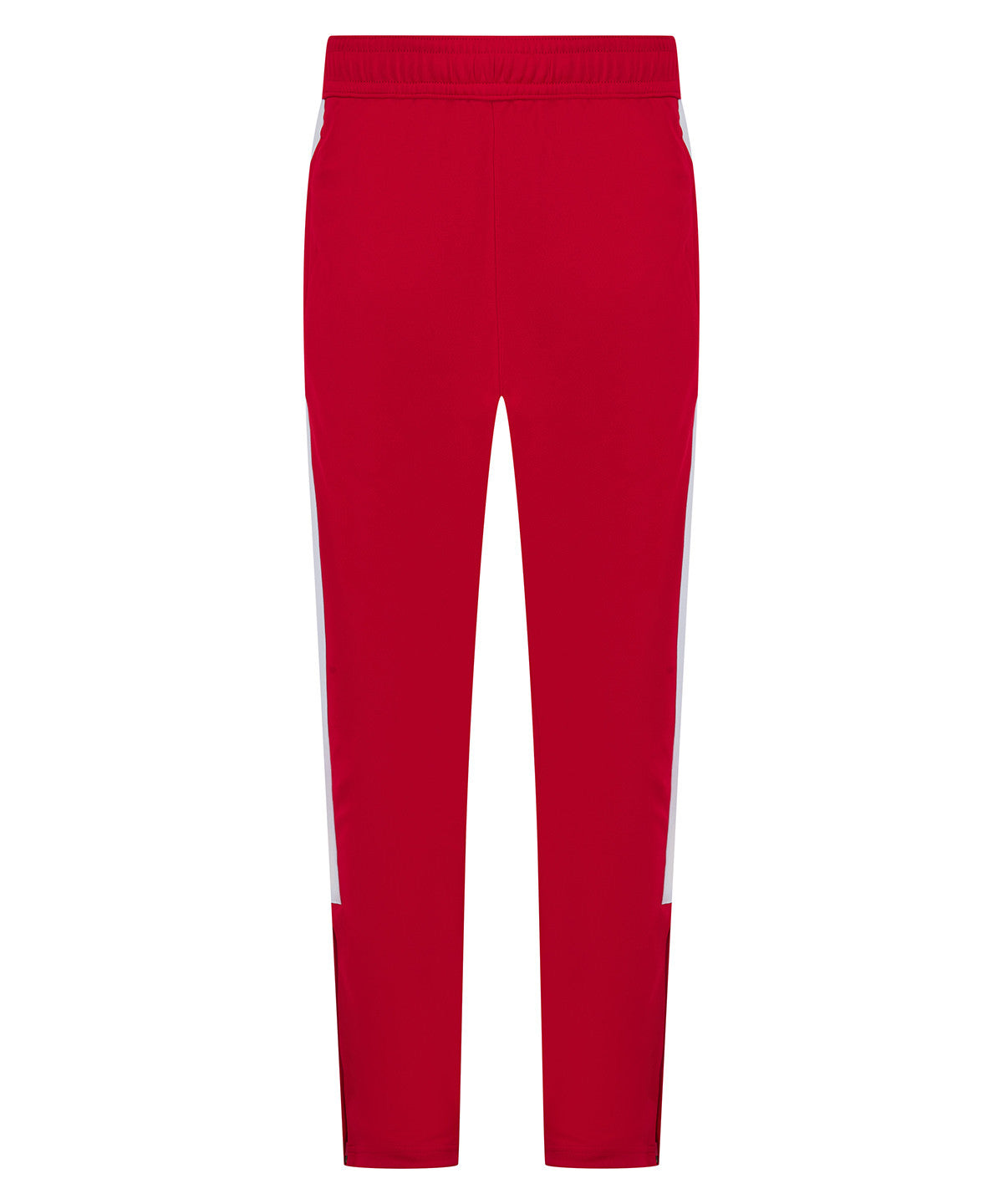 Knitted Tracksuit Pants | RED/WHITE
