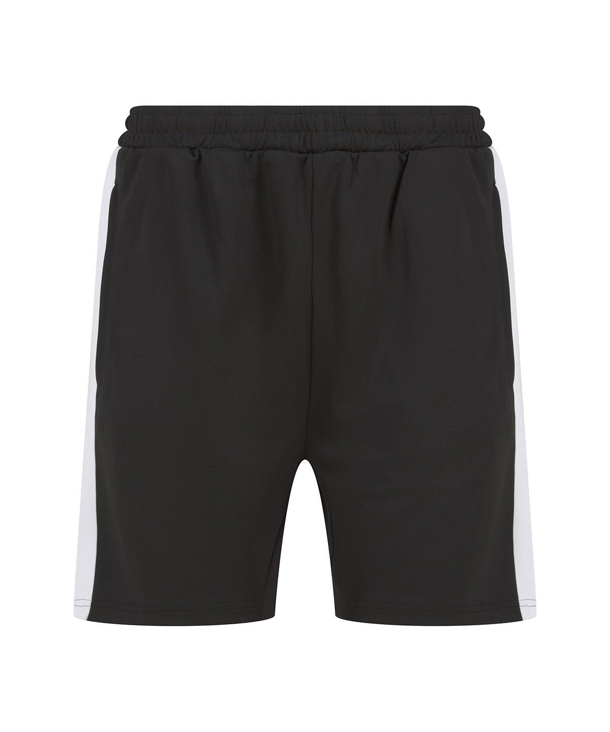 Knitted Shorts With Zip Pockets | BLACK/WHITE