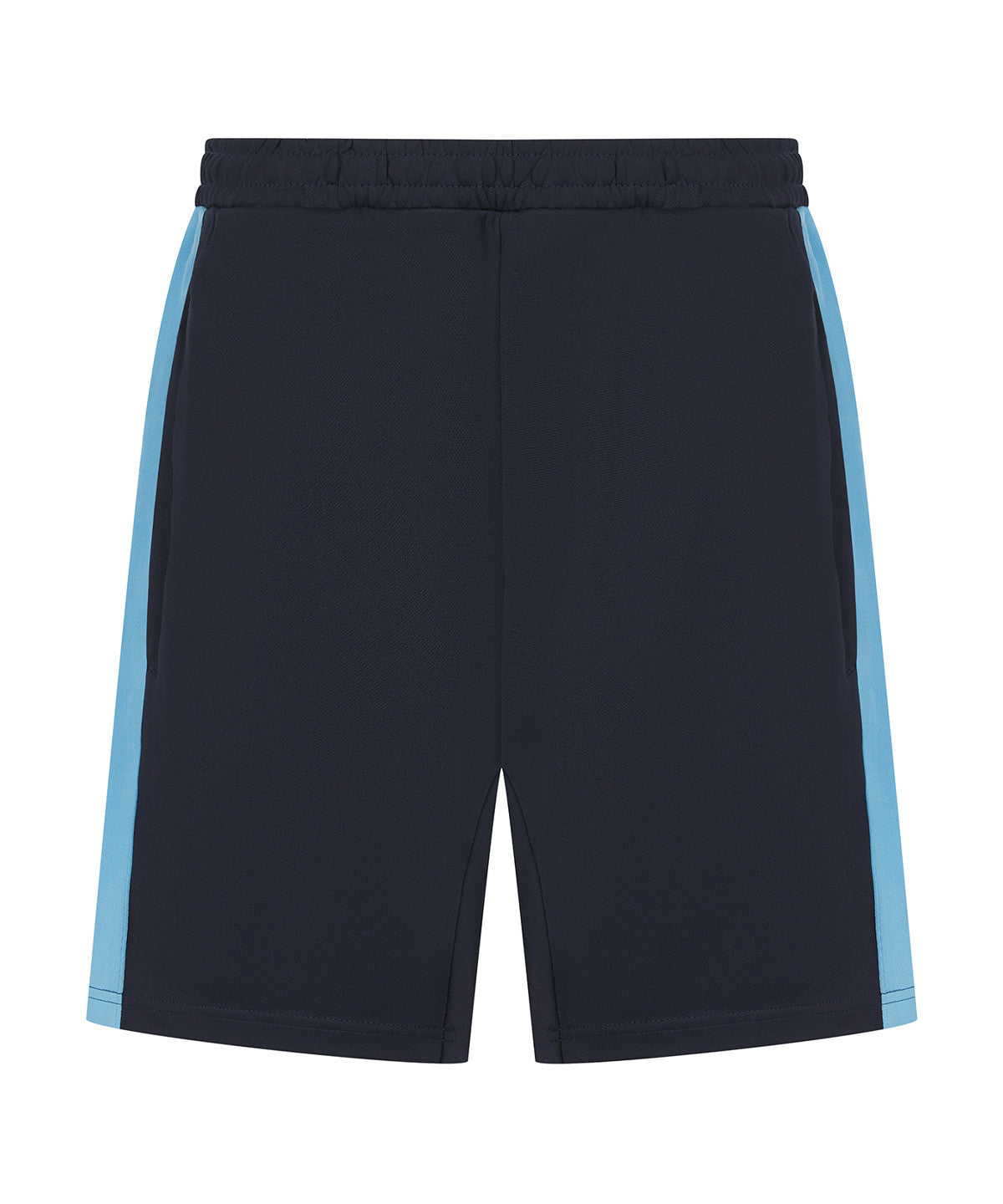 Knitted Shorts With Zip Pockets | NAVY/SKY