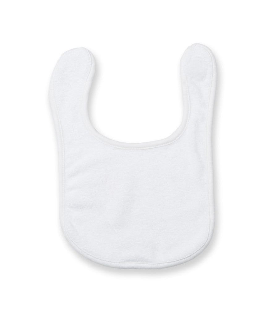 Terry Towelling Bib | WHITE/WHITE