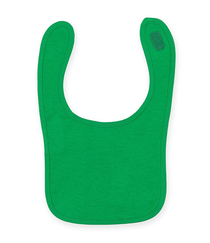 Plain and Contrast Bib | KELLY GREEN