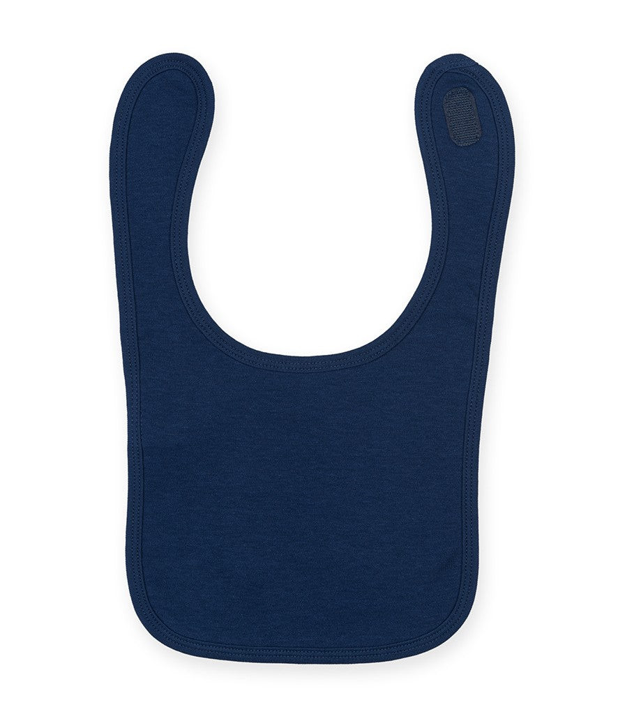 Plain and Contrast Bib | NAVY