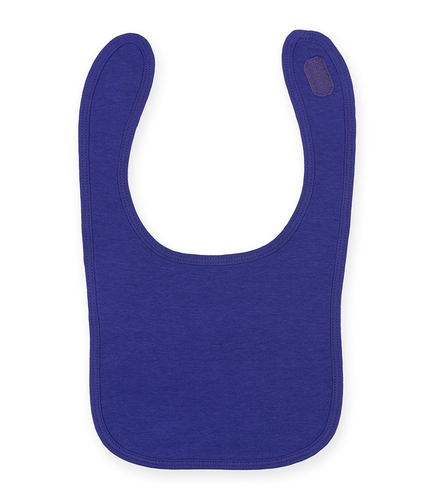 Plain and Contrast Bib | PURPLE