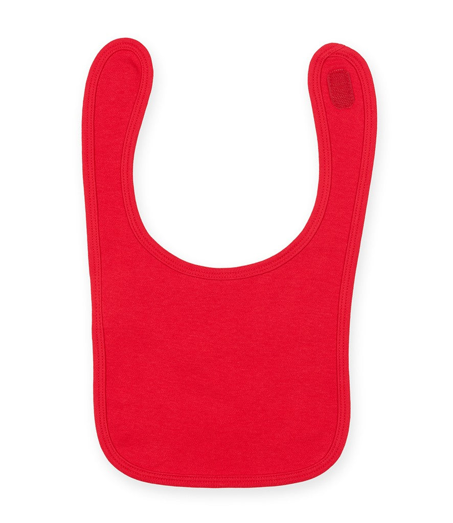 Plain and Contrast Bib | RED
