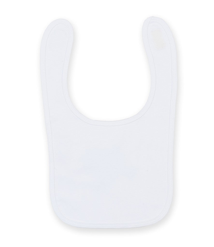 Plain and Contrast Bib | WHITE