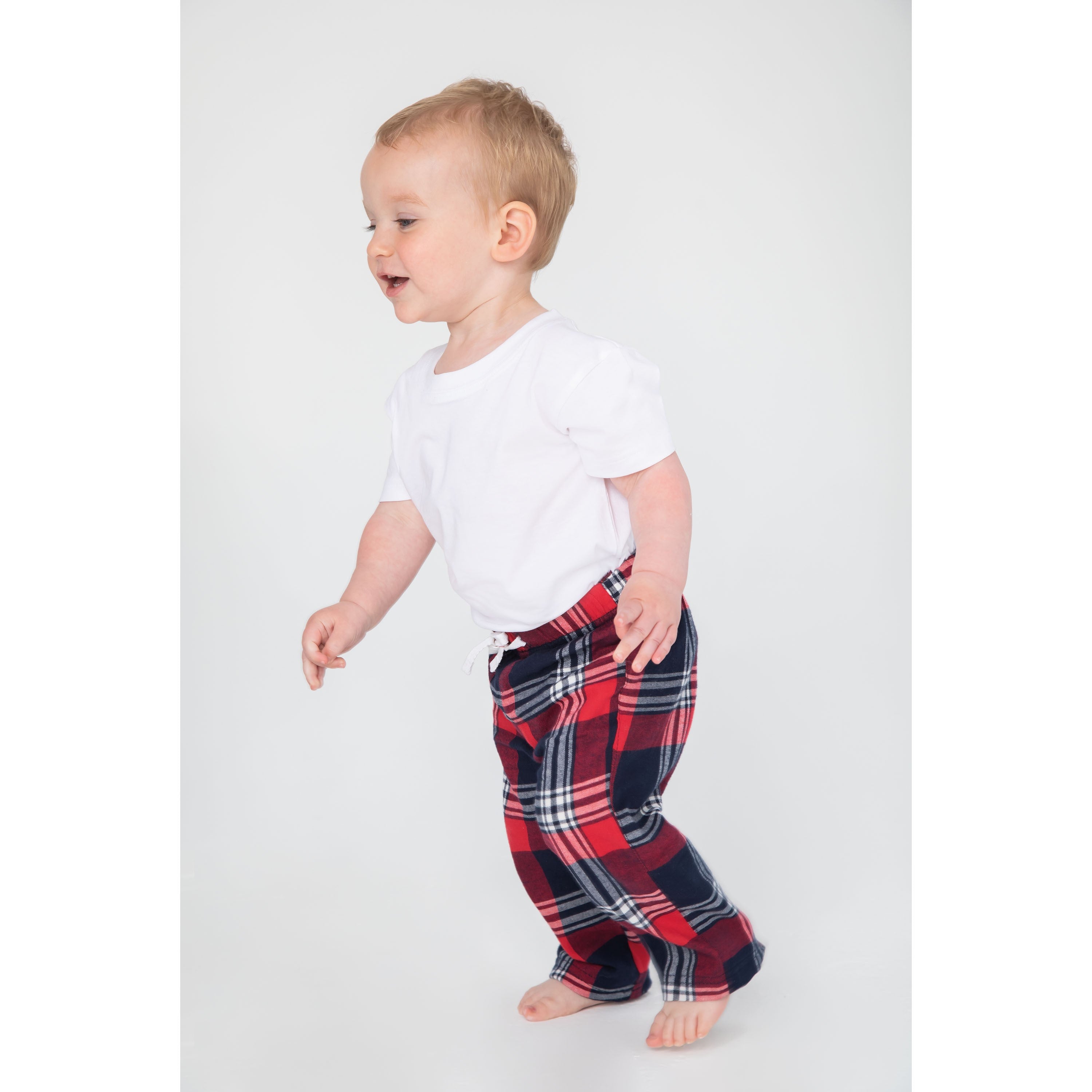 Baby/Toddler Tartan Lounge Pants | RED/NAVY