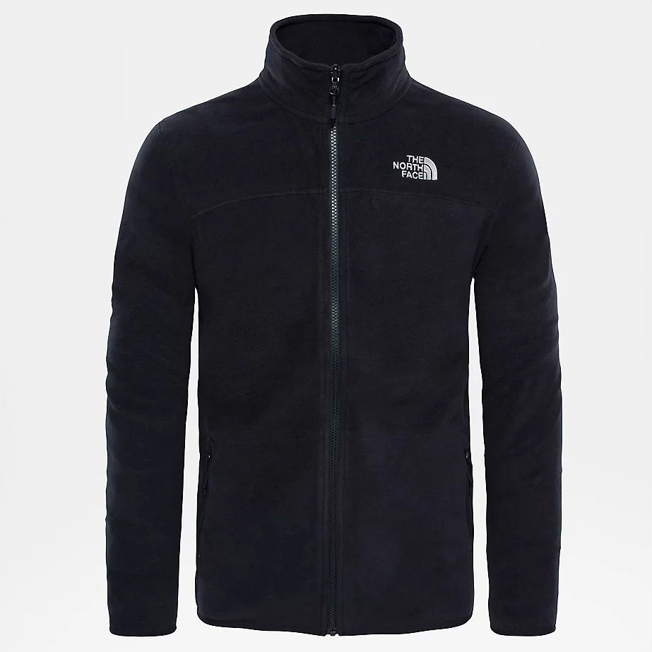 The North Face 100 Glacier Full Zip Fleece | BLACK