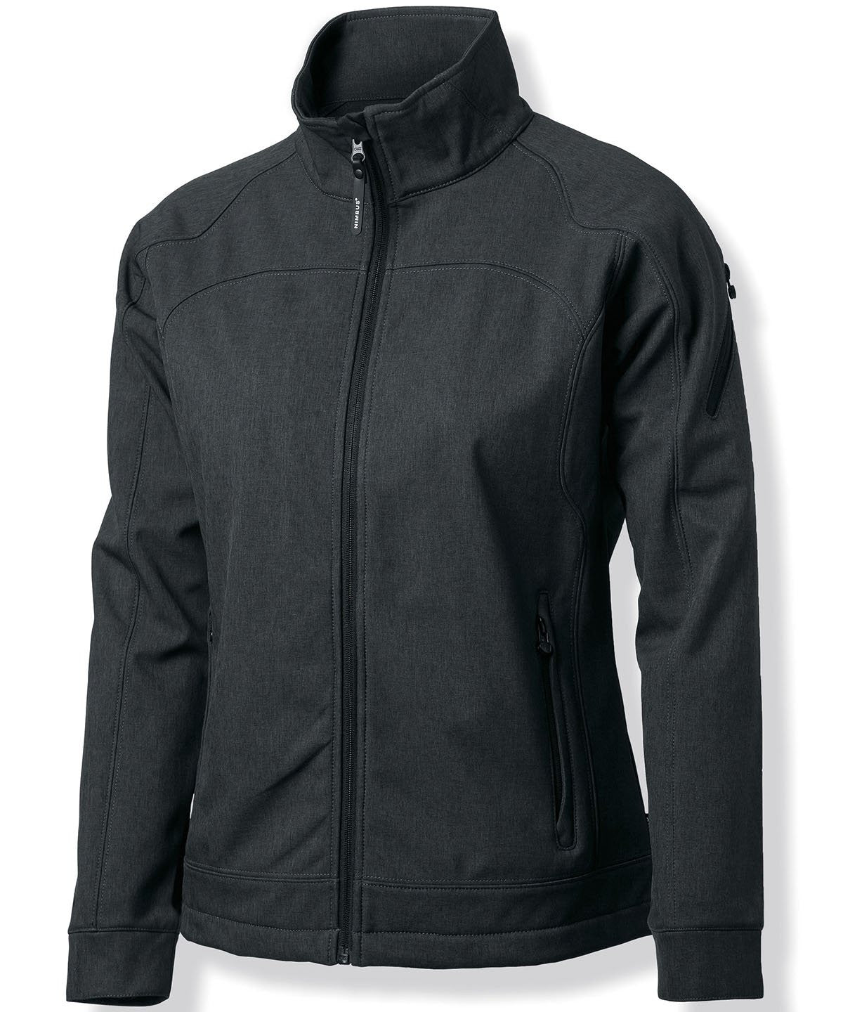Ladies Duxbury, fashionable performance softshell | GREY MELANGE