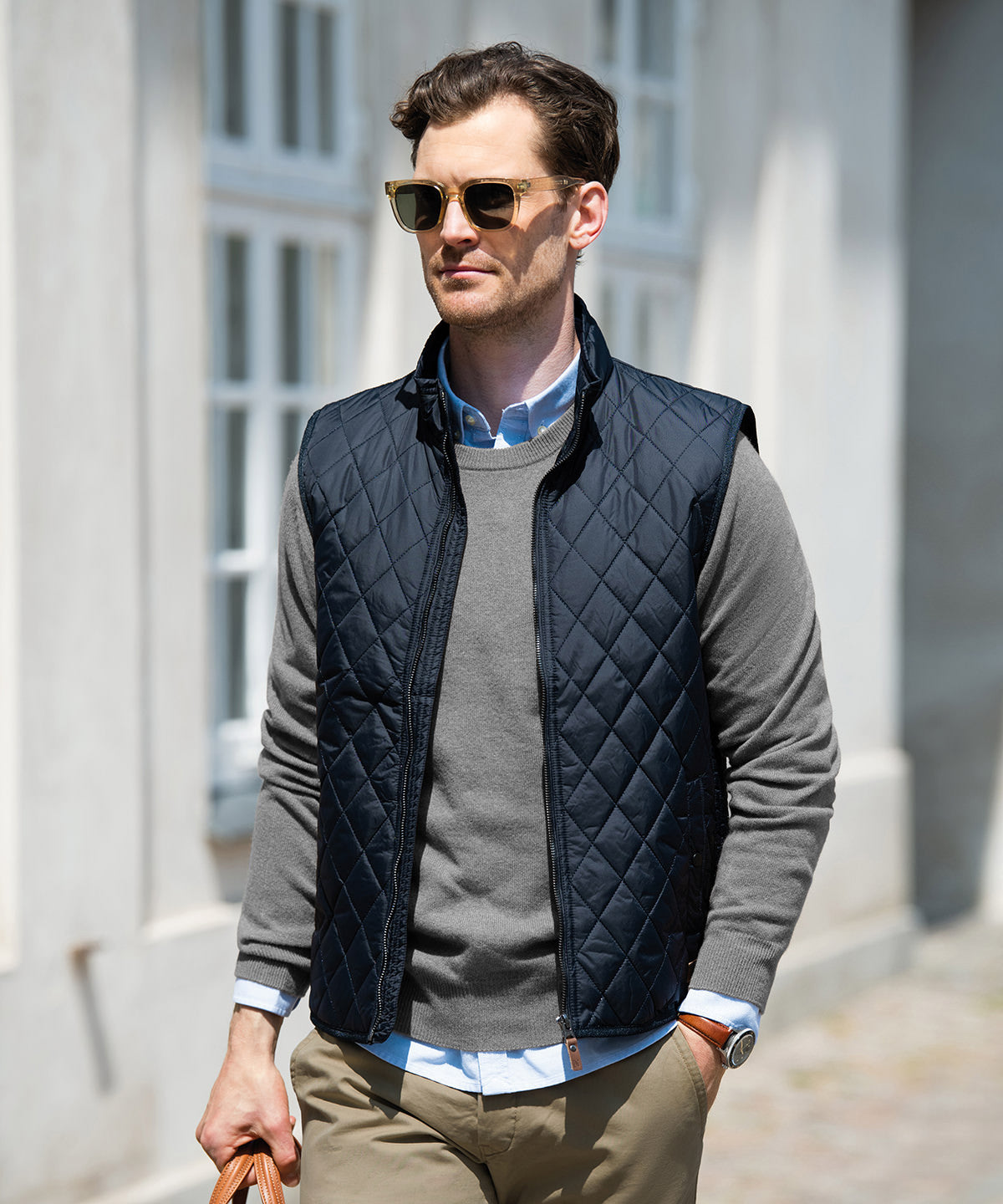 Camden Diamond Quilted Gilet | MIDNIGHT BLUE
