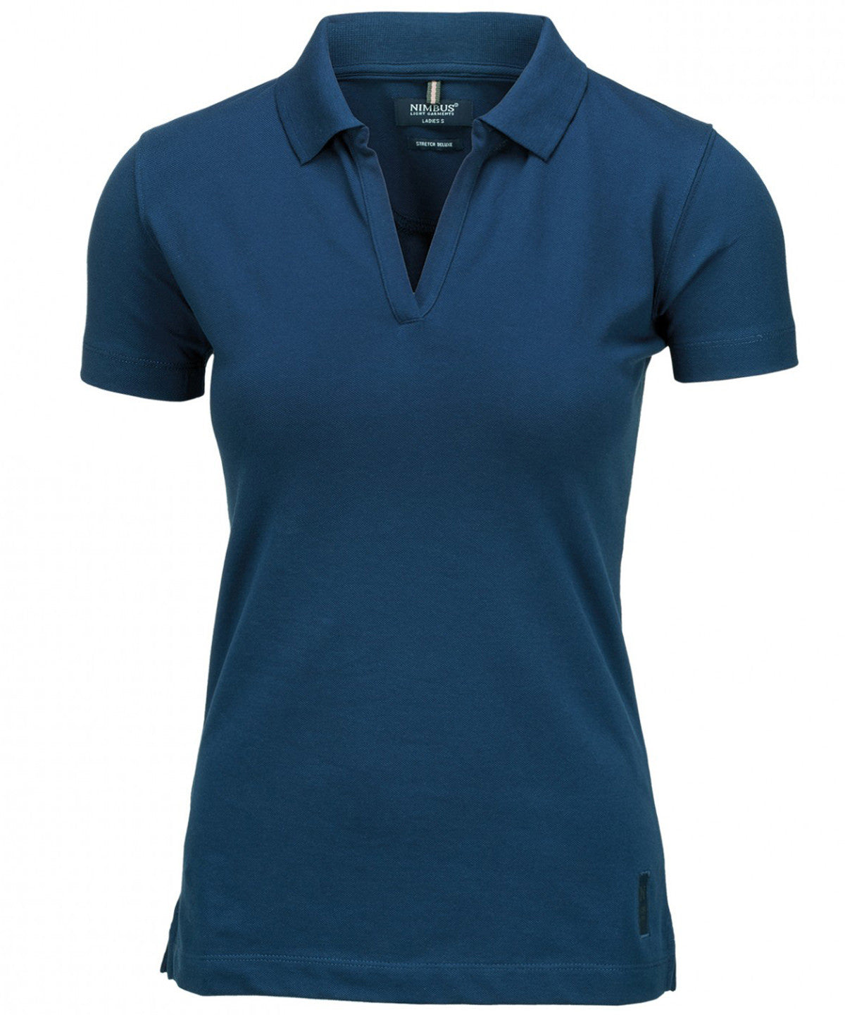 Womens Harvard Stretch Deluxe Polo Shirt | INDIGO BLUE