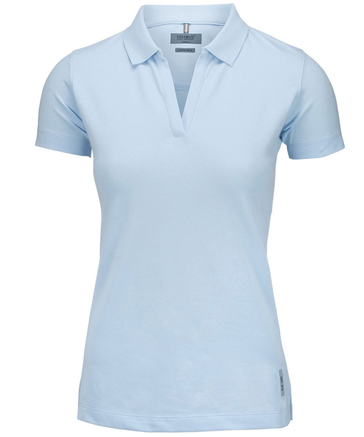 Womens Harvard Stretch Deluxe Polo Shirt | SKY BLUE