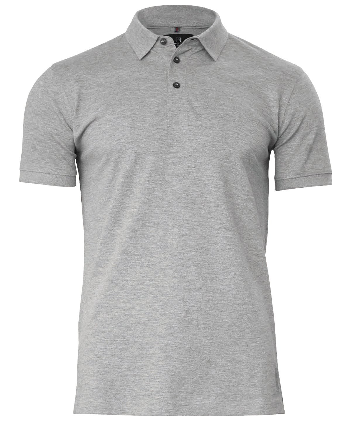 Harvard Stretch Deluxe Polo Shirt | GREY MELANGE