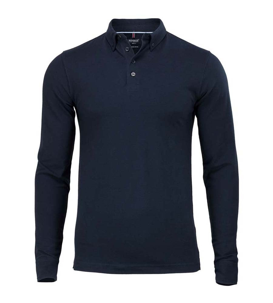Carlington, Deluxe Long Sleeve Polo | NAVY
