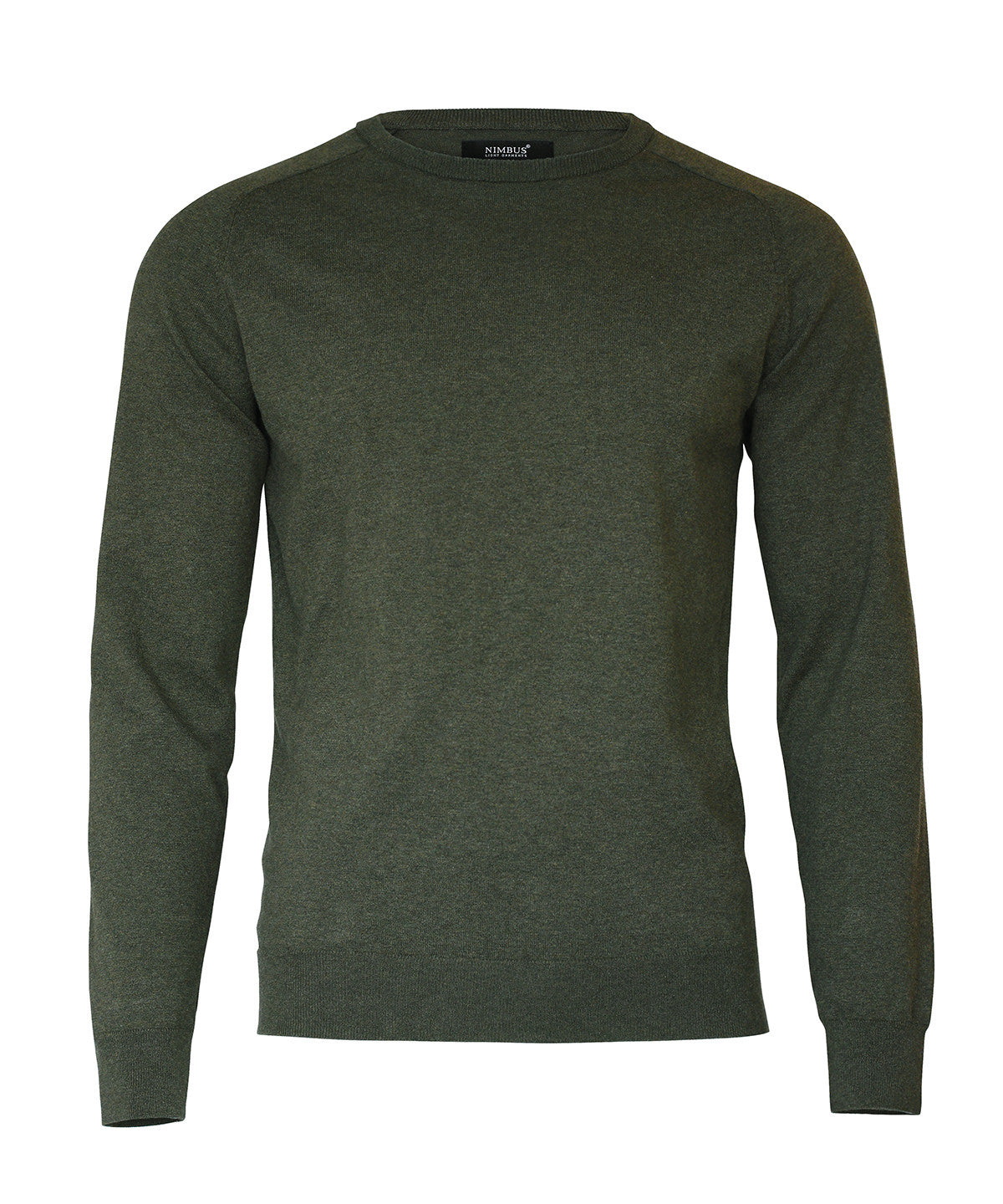 Brighton Round Neck | OLIVE MELANGE