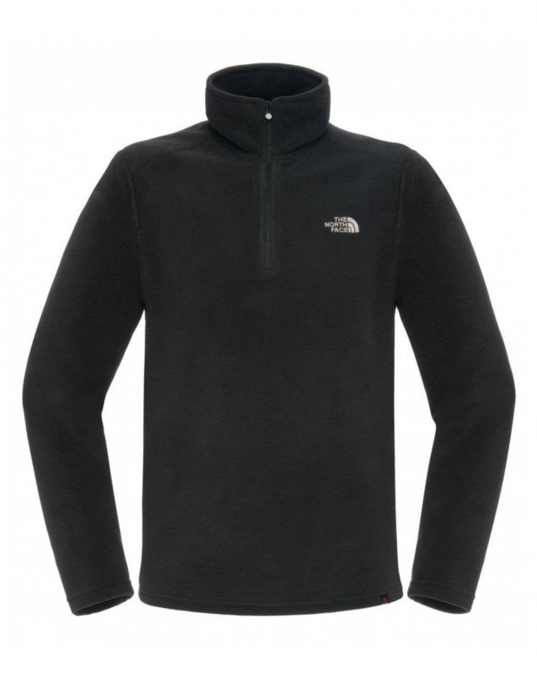 The North Face Men's 100 Glacier 1/4 Zip Fleece | BLACK