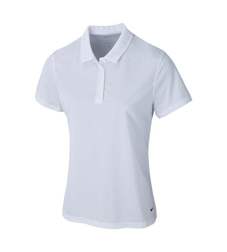 Women’s Nike Victory Solid Polo | WHITE/BLACK