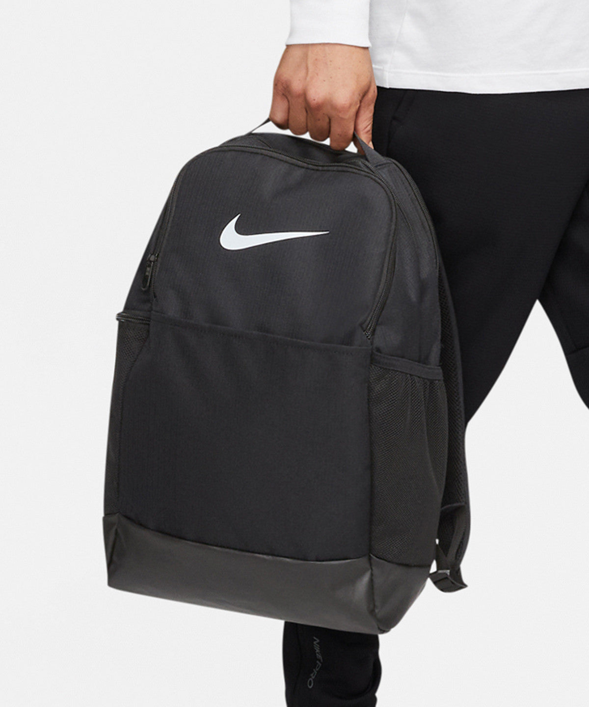 Nike Brasilia Backpack (24 litre) | BLACK/BLACK/WHITE