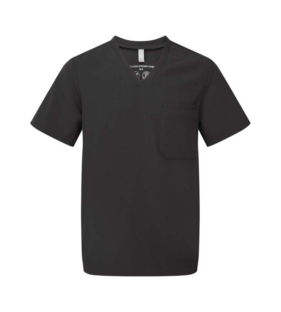 Onna-stretch tunic | BLACK