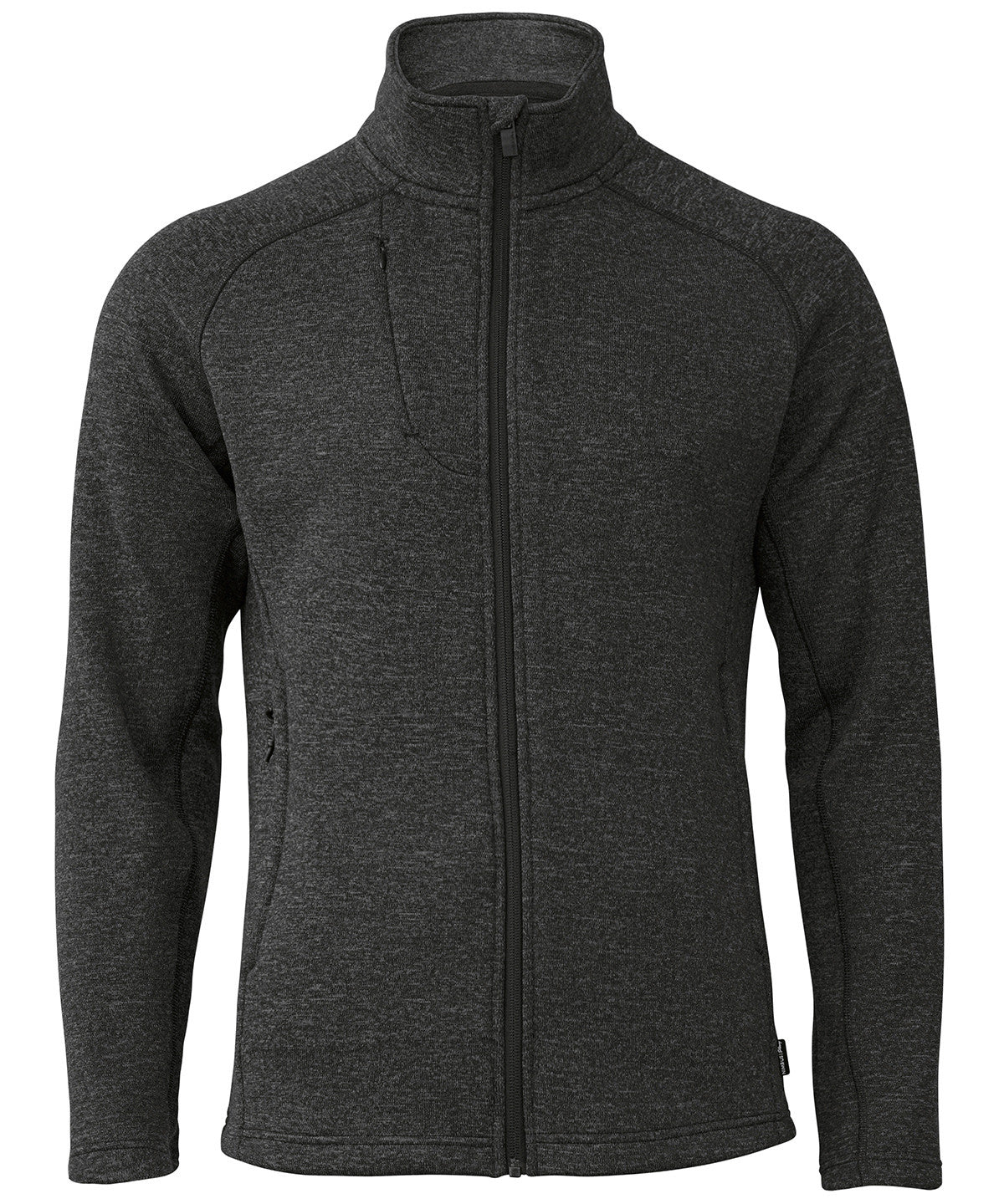 Montana Knitted Fleece Jacket | DARK GREY MELANGE