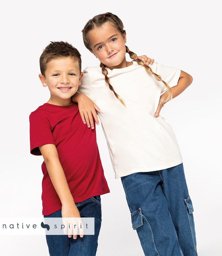 Native Spirit Kids T-Shirt | DARK CHERRY