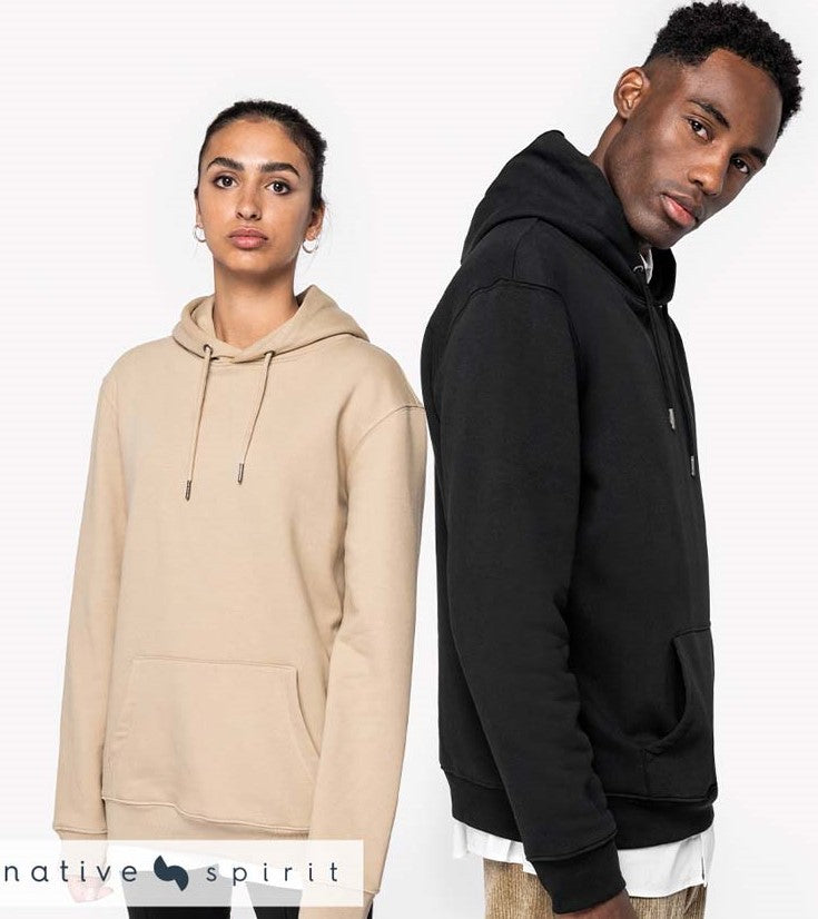 Unisex heavyweight Hooded Sweatshirt | VOLCANO GREY HEATHER