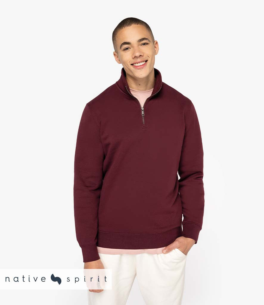 Quarter Zip Sweatshirt | BLACK