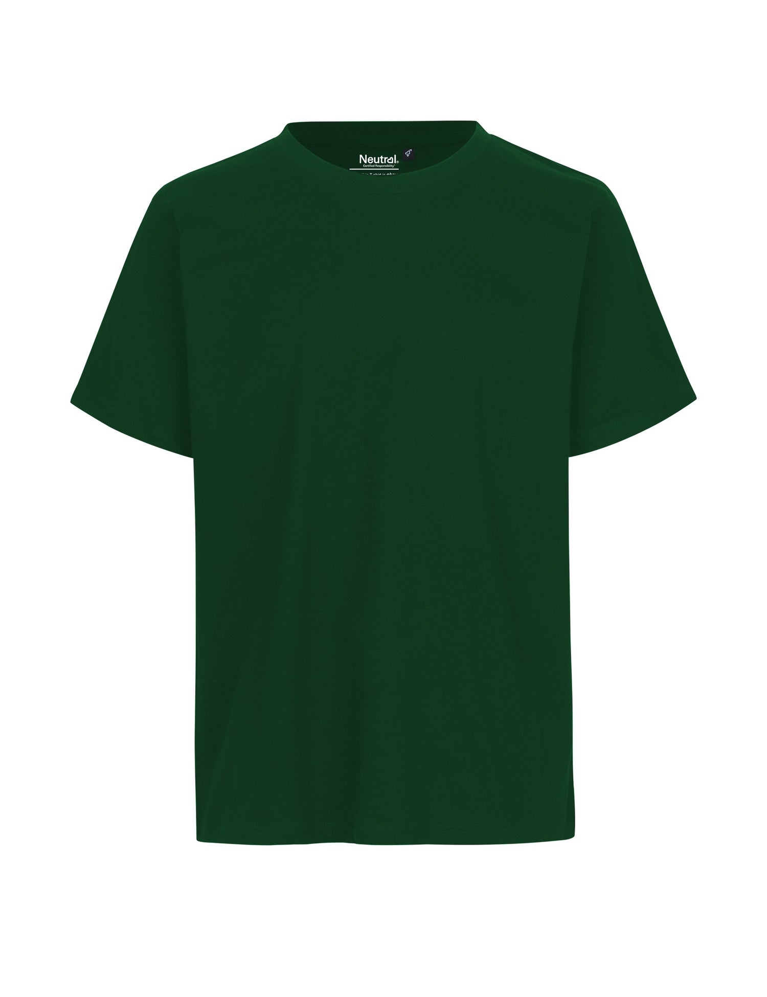 Neutral Regular T-Shirt | BOTTLE GREEN