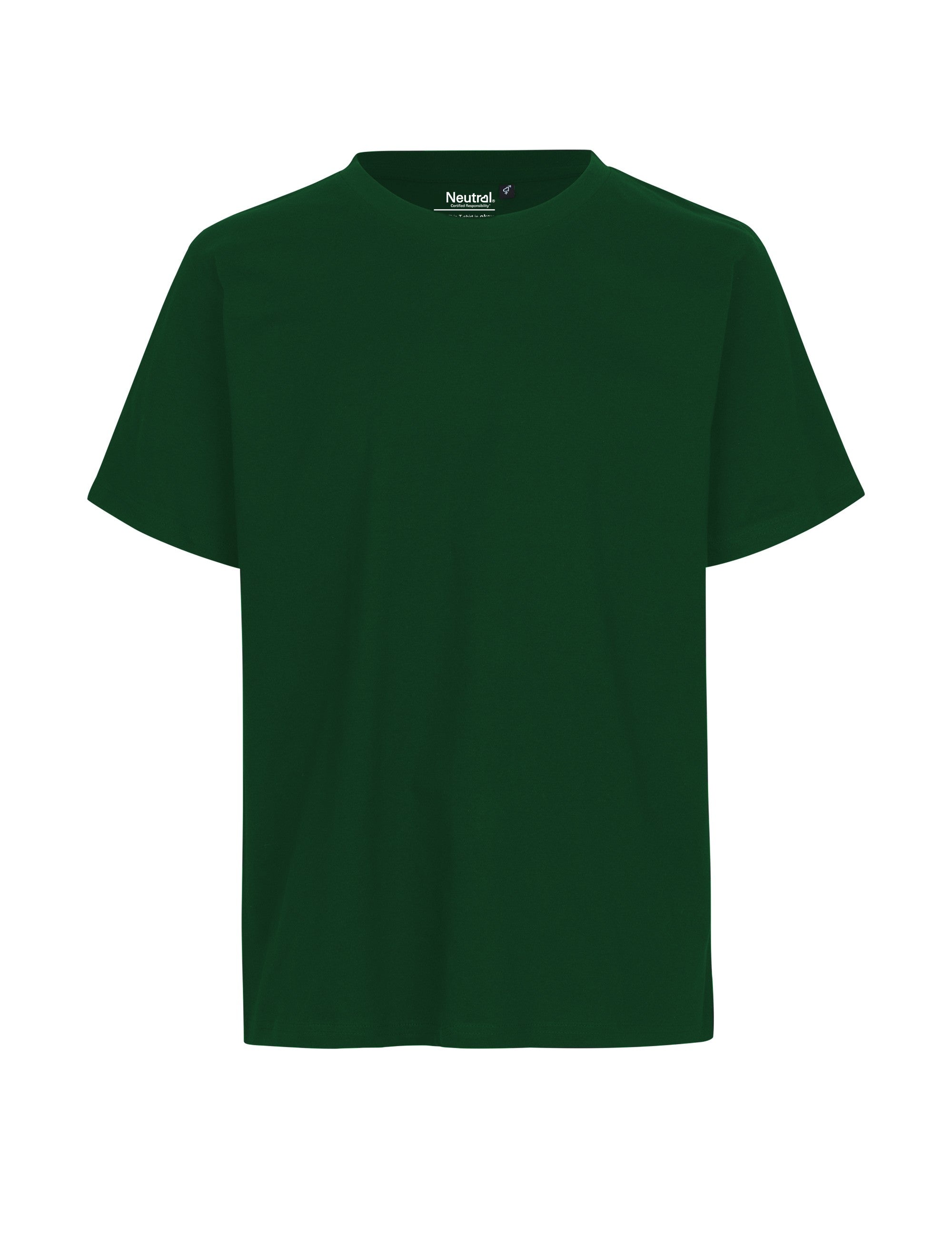 Neutral Regular T-Shirt | BOTTLE GREEN