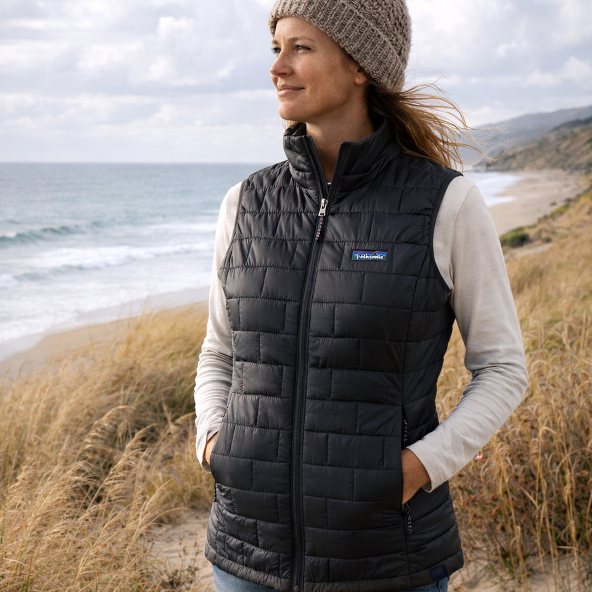 Patagonia Womens Nano Puff Vest | BLACK
