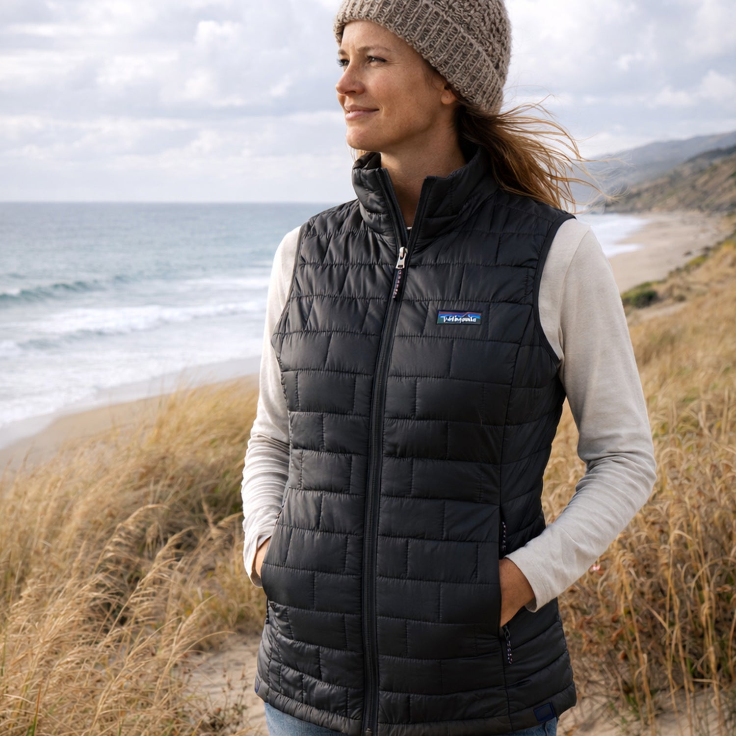 Patagonia Womens Nano Puff Vest | BLACK