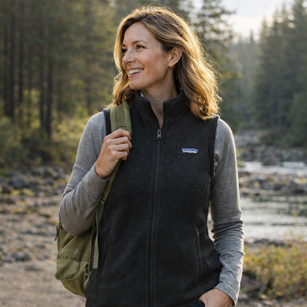 Patagonia Womens Better Sweater Vest | BLACK