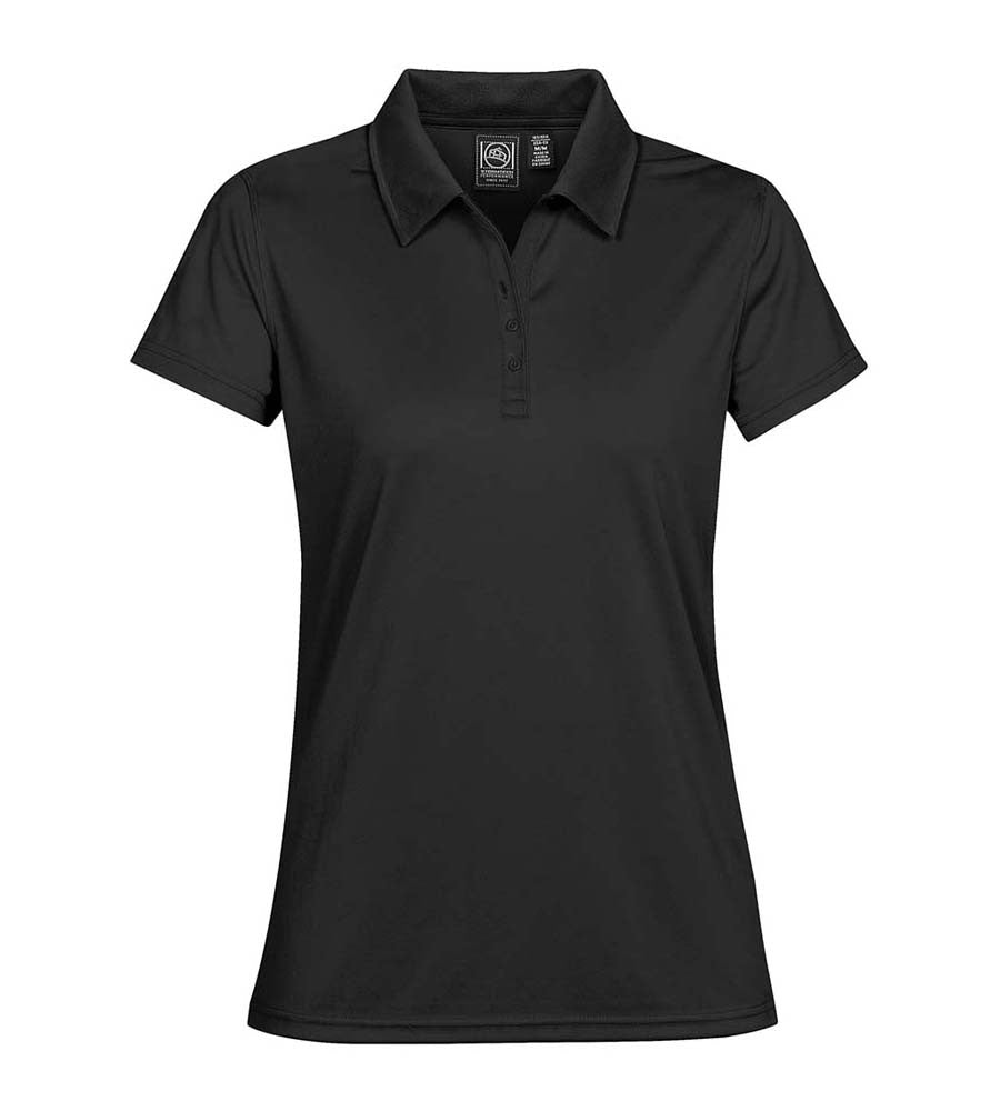 Ladies Eclipse H2X DRY Pique Polo | BLACK