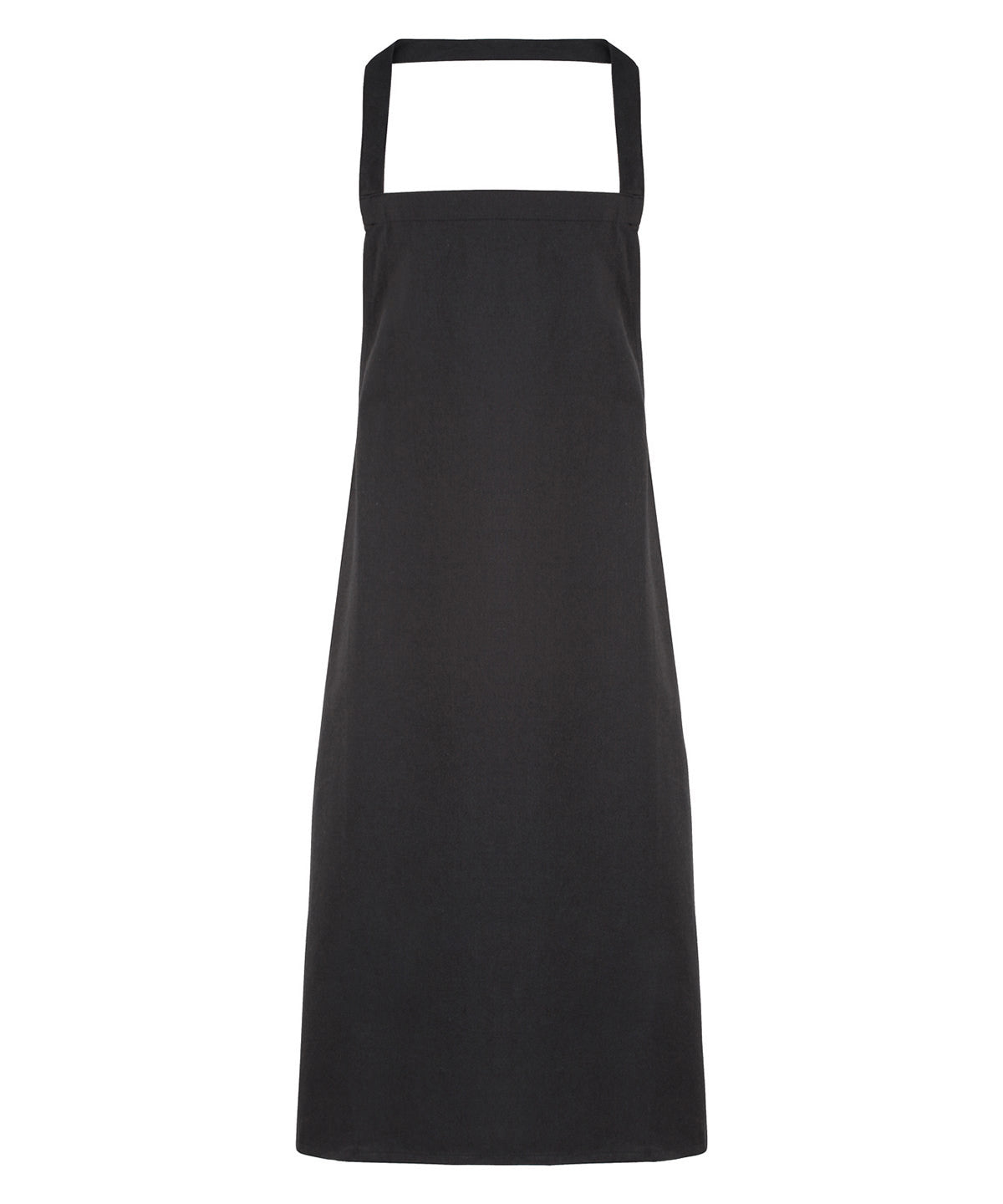 Cotton Bib Apron | BLACK