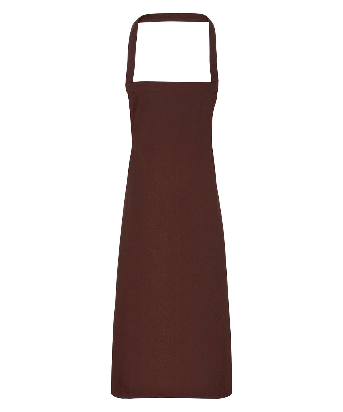 Cotton Bib Apron | BROWN