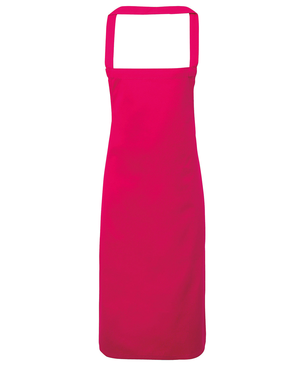 Cotton Bib Apron | HOT PINK