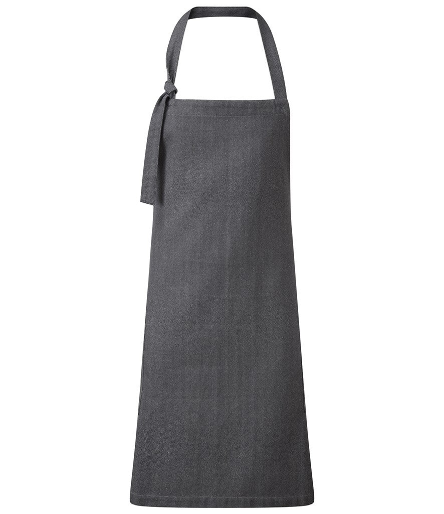 Regenerate Sustainable Bib Apron | GREY DENIM