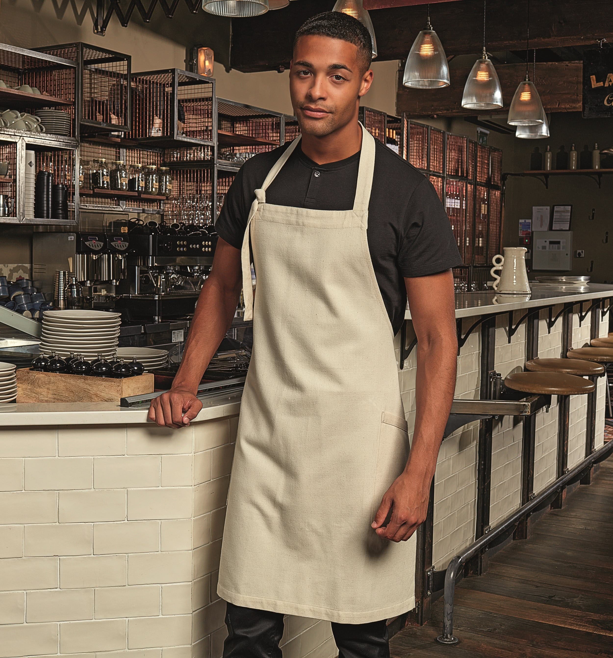Regenerate Sustainable Bib Apron | NATURAL