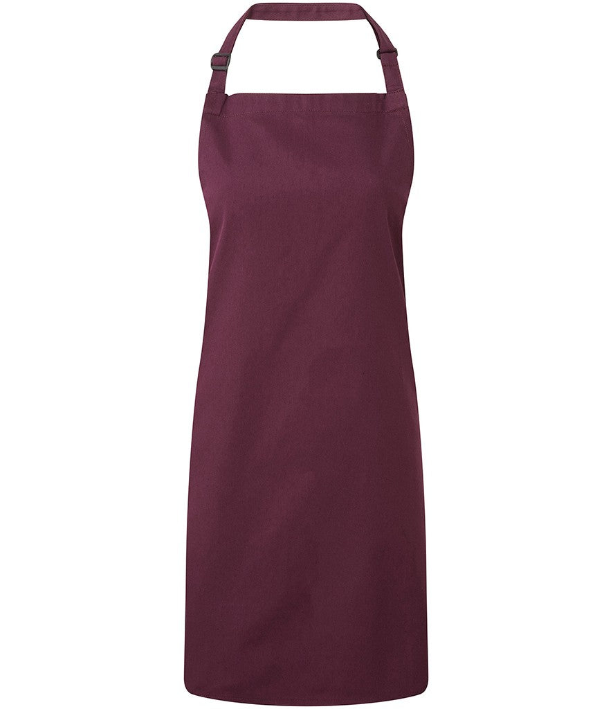 Colours Bib Apron | AUBERGINE
