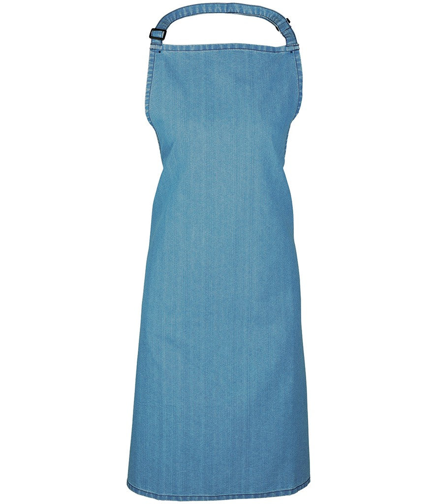 Colours Bib Apron | BLUE DENIM