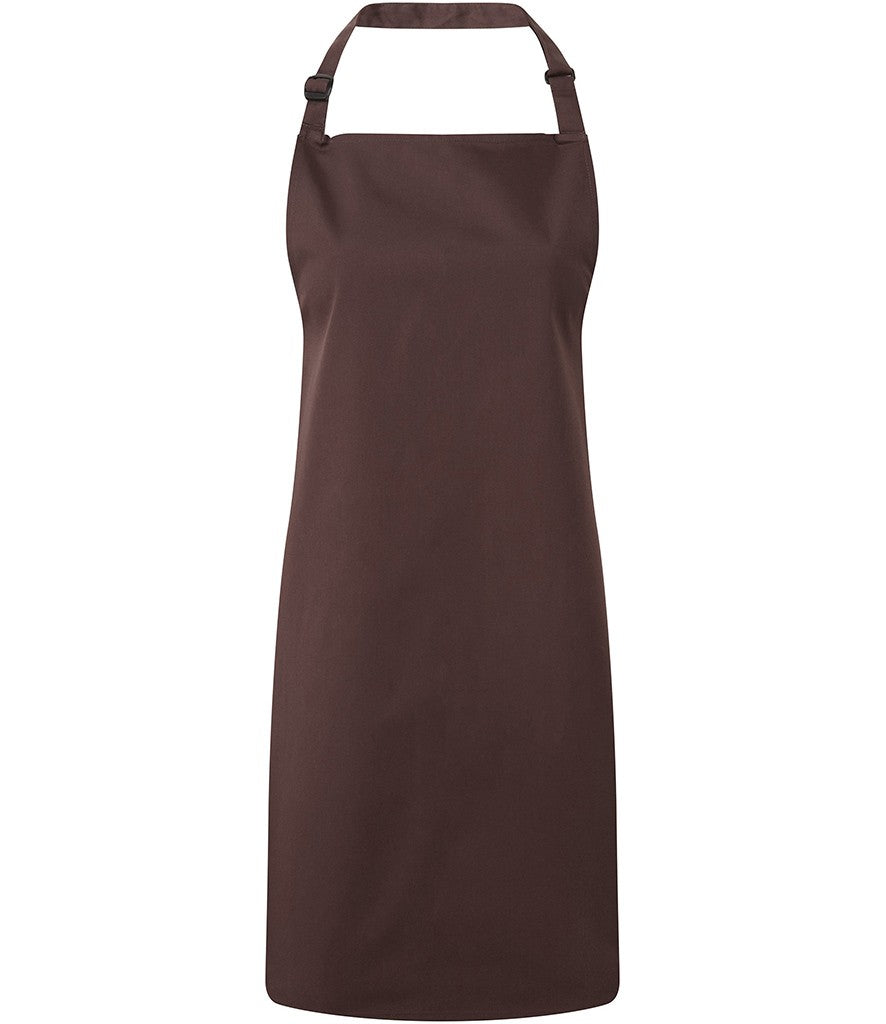 Colours Bib Apron | BROWN